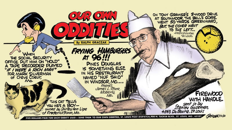 Do you remember 'Our Own Oddities?' They made their debut on Sept. 1, 1940