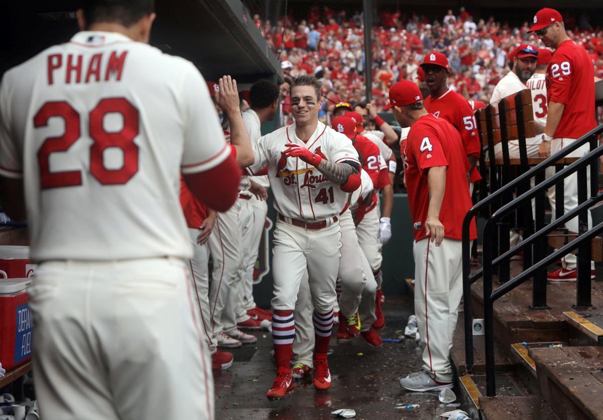 O Neill Earns First Curtain Call With Homer St Louis Cardinals