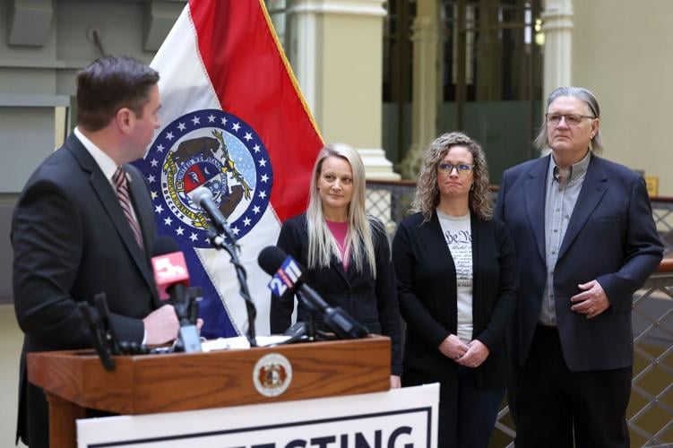 Missouri Attorney General Andrew Bailey gives press conference