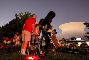 Partial lunar eclipse over St. Louis