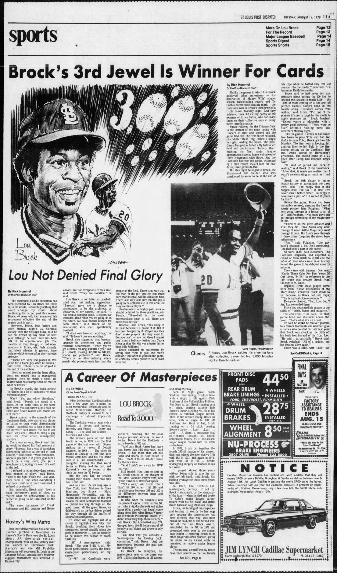 St. Louis Says Goodbye to Cardinals Legend Lou Brock