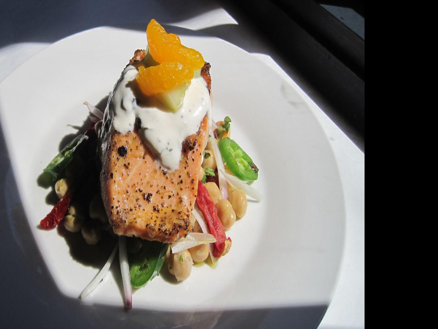 Special Request Flavors Of California Italy Meld In Salmon Dish At Eleven Eleven Mississippi Food And Cooking Stltoday Com