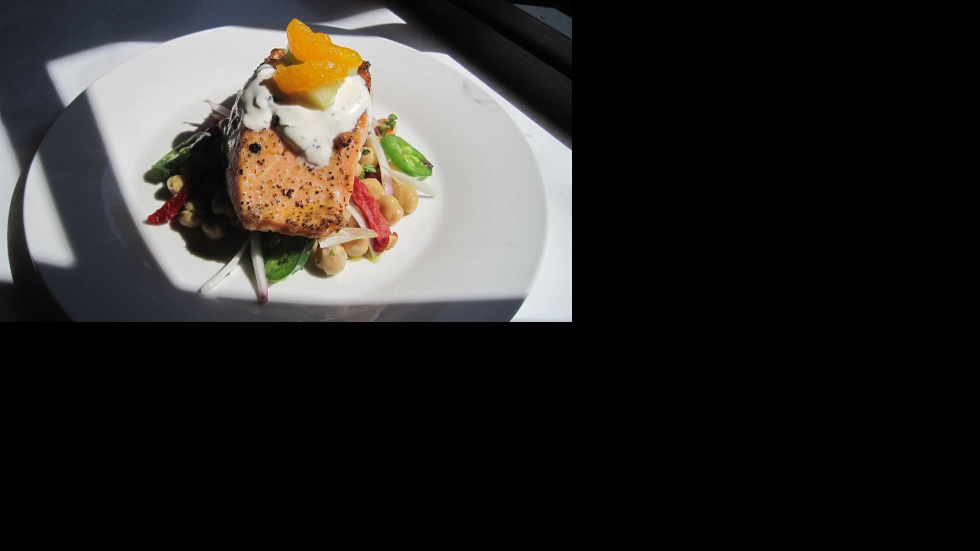 Special Request Flavors Of California Italy Meld In Salmon Dish At Eleven Eleven Mississippi Food And Cooking Stltoday Com