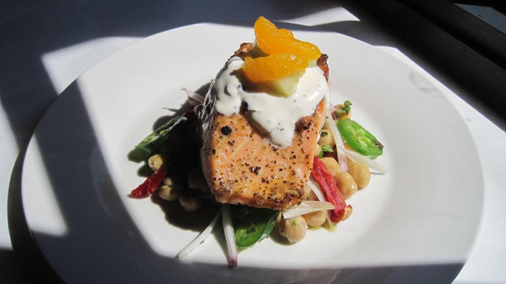 Special Request Flavors Of California Italy Meld In Salmon Dish At Eleven Eleven Mississippi Food And Cooking Stltoday Com