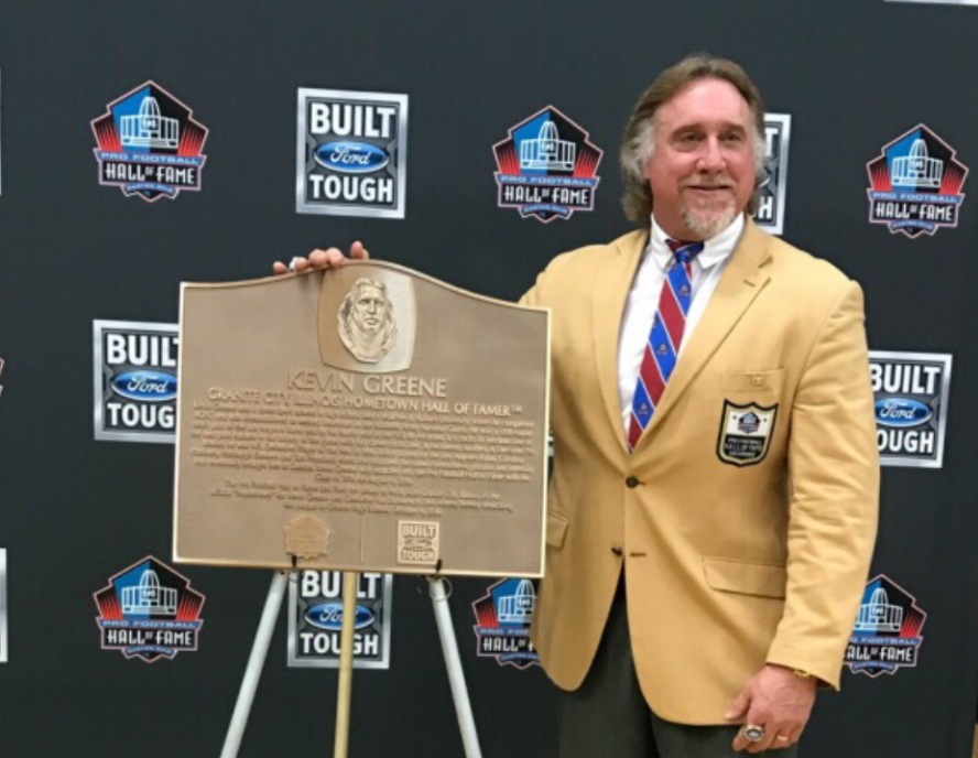 Hall Of Famer Kevin Greene Honored At Granite City High Professional Football Stltoday Com