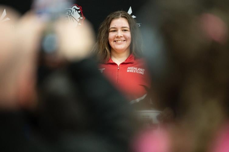 Highland Sectional girls wrestling tournament