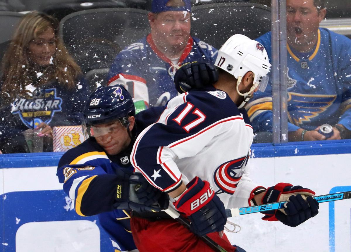 Columbus Blue Jackets vs the St. Louis Blues, pre-season