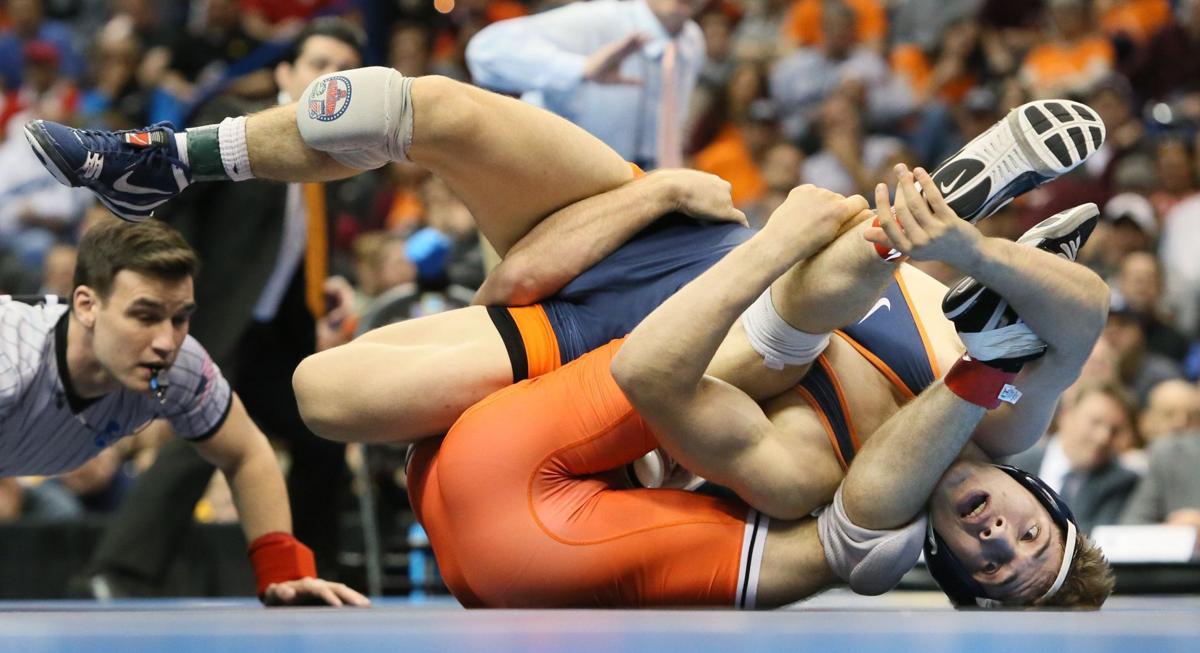 Photos NCAA Wrestling Championship Matches College Sports