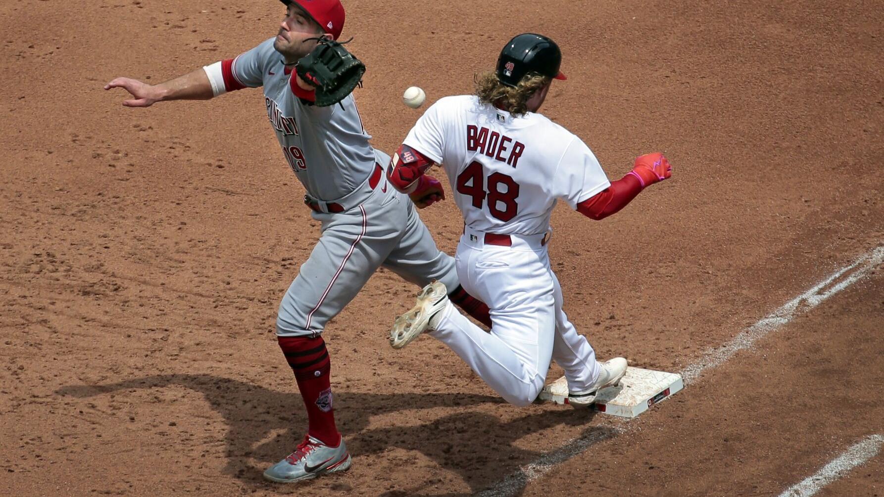 Bader goes full speed ahead after receiving Marmol's message
