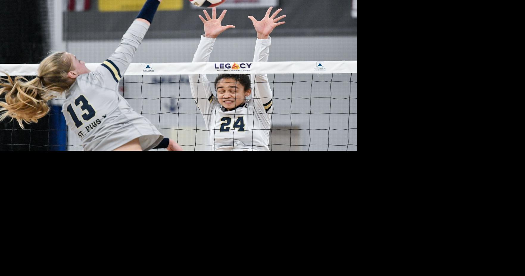 St. Pius X vs. Althoff girls volleyball Girls Volleyball