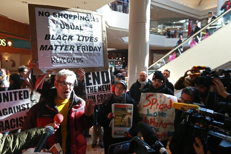 Protesters target Galleria Mall