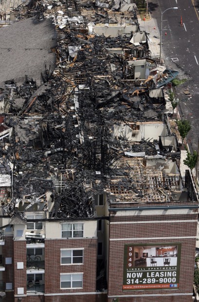 3949 Lindell Apartments to be razed after five-alarm fire