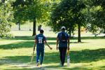 A cricket match