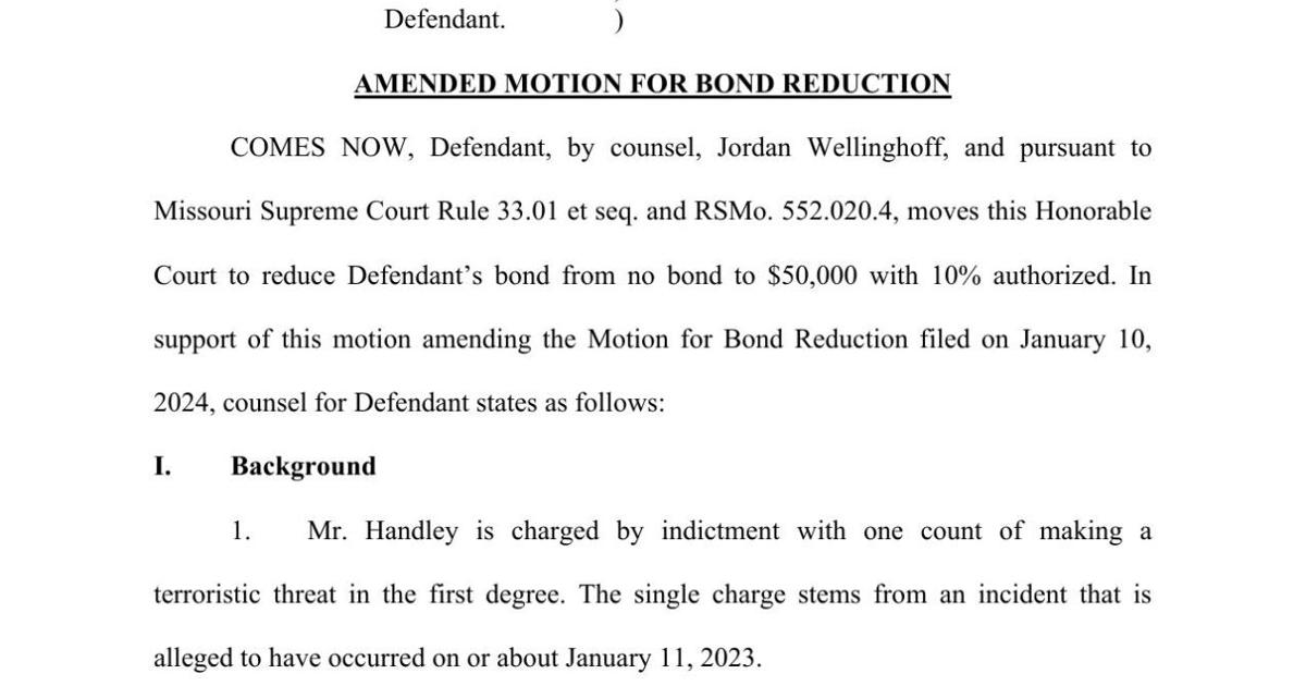 Bond Reduction Motion
