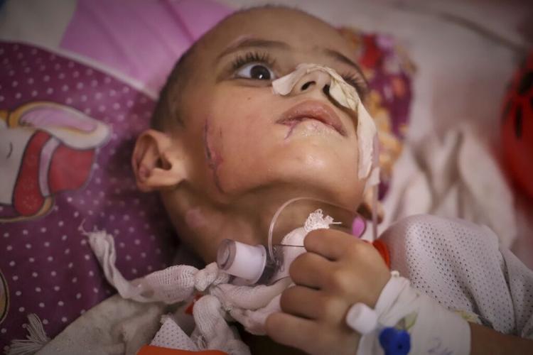 Mideast Wars Gaza Children