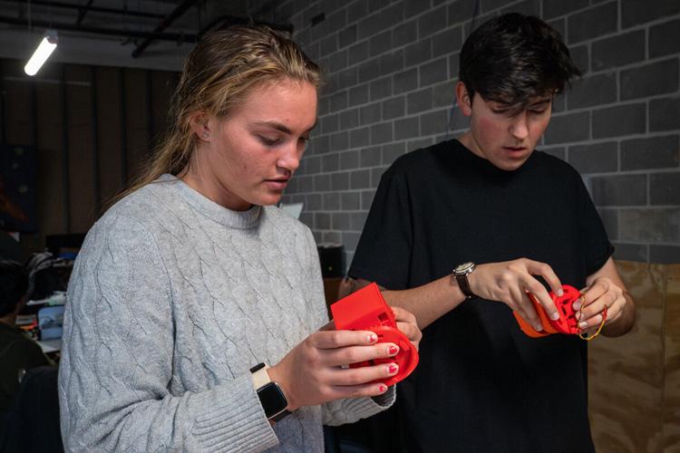 SWARM student engineers on the cutting edge of modular robotics