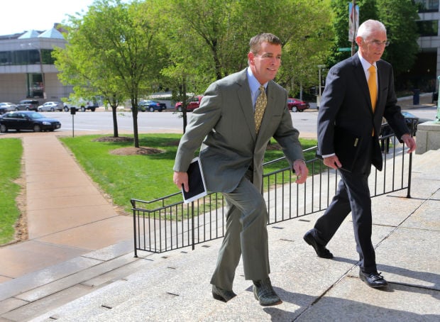 August Busch IV arrives at court in Ƶ for Katz v AB trial