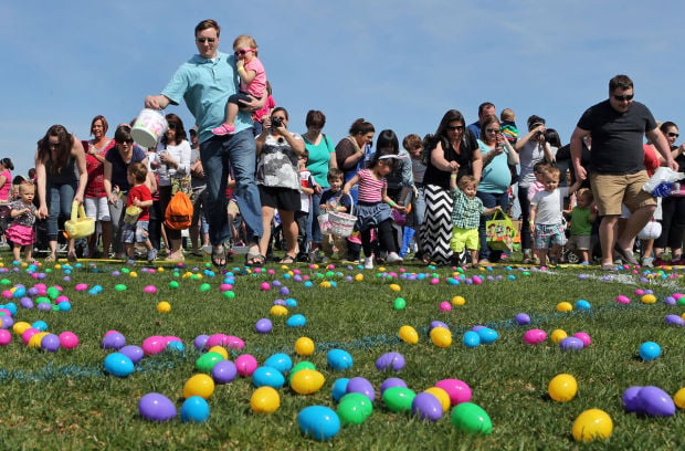 10,000 Easter eggs drop from helicopter in Town and Country | News ...