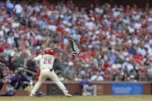 Cardinals take on Rockies at Busch Stadium