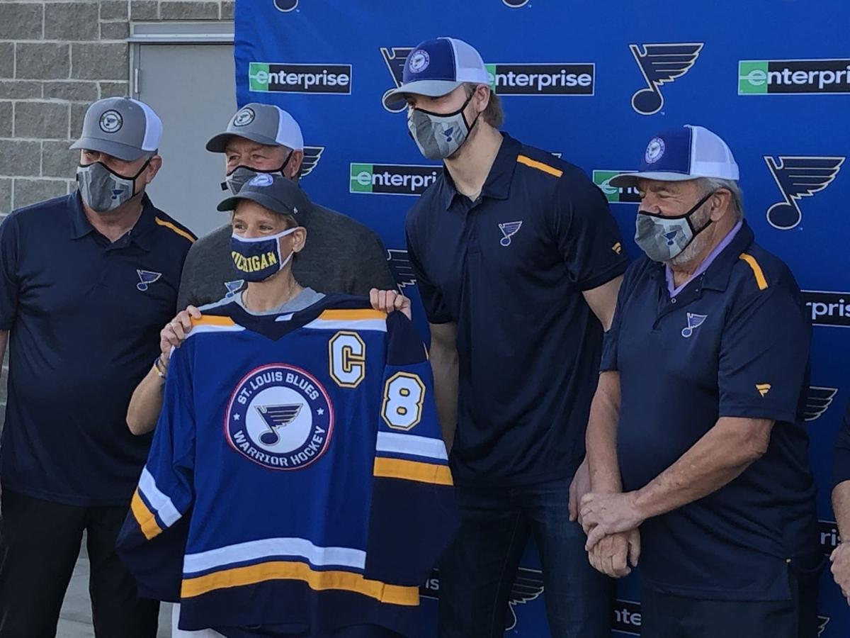 Blues Warrior Hockey team gets its uniforms