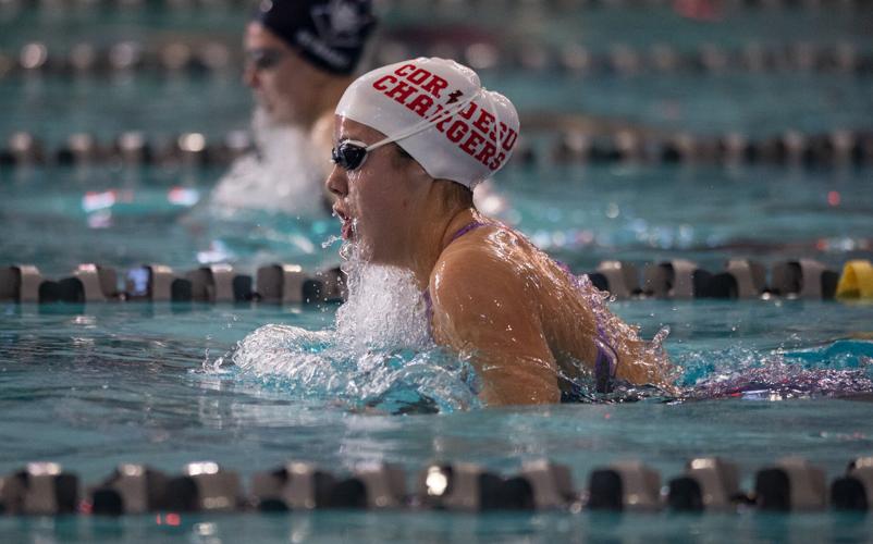 Class 2 girls swimming and diving championships