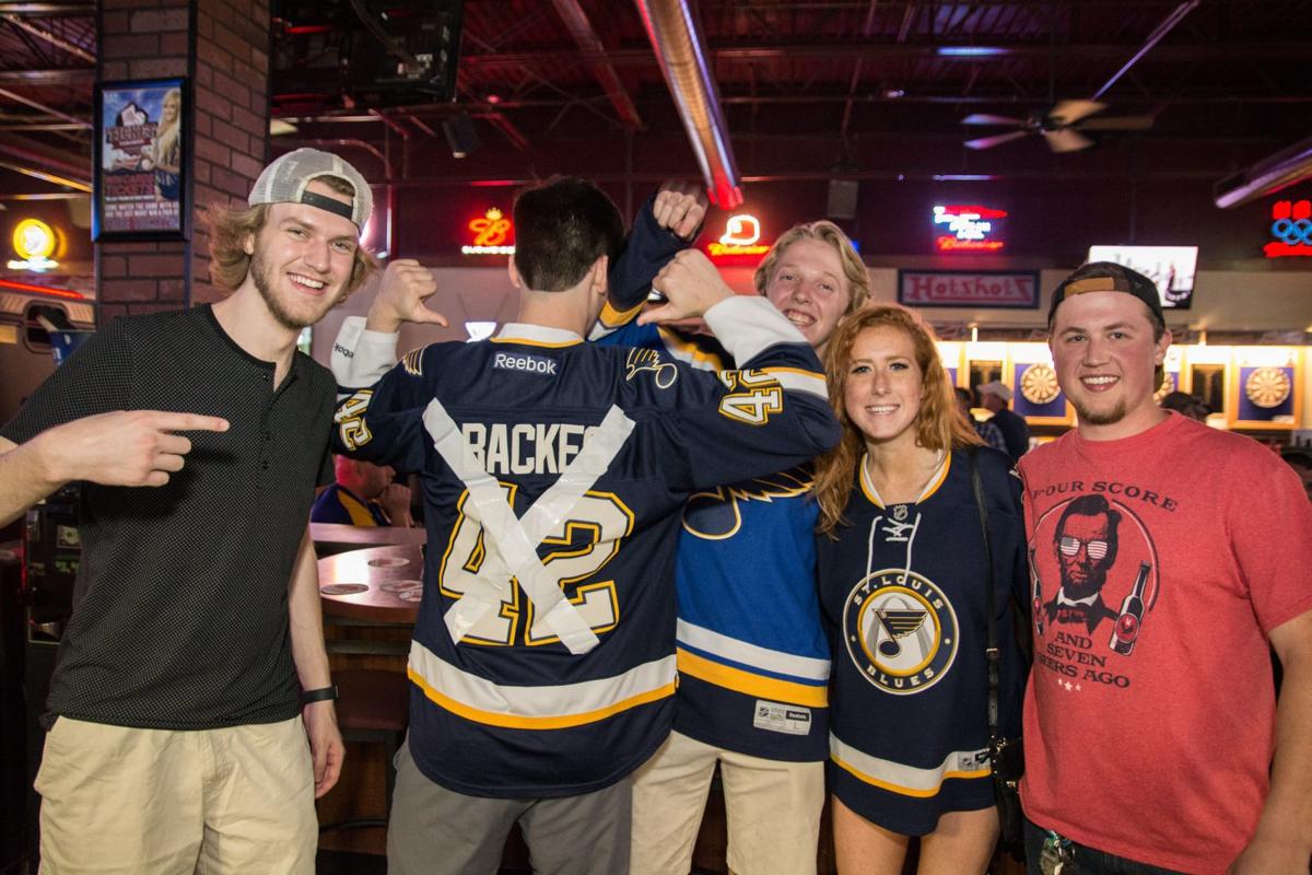 Blues Fans at Hotshots Fenton during Stanley Cup Final Game 5