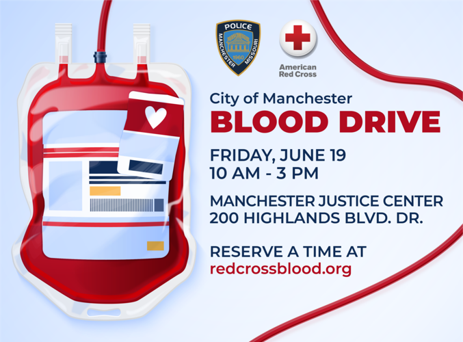 Give the Gift of Life at the Manchester Blood Drive on June 19