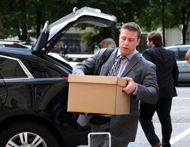 Former St. Louis cop Jason Stockley arrives