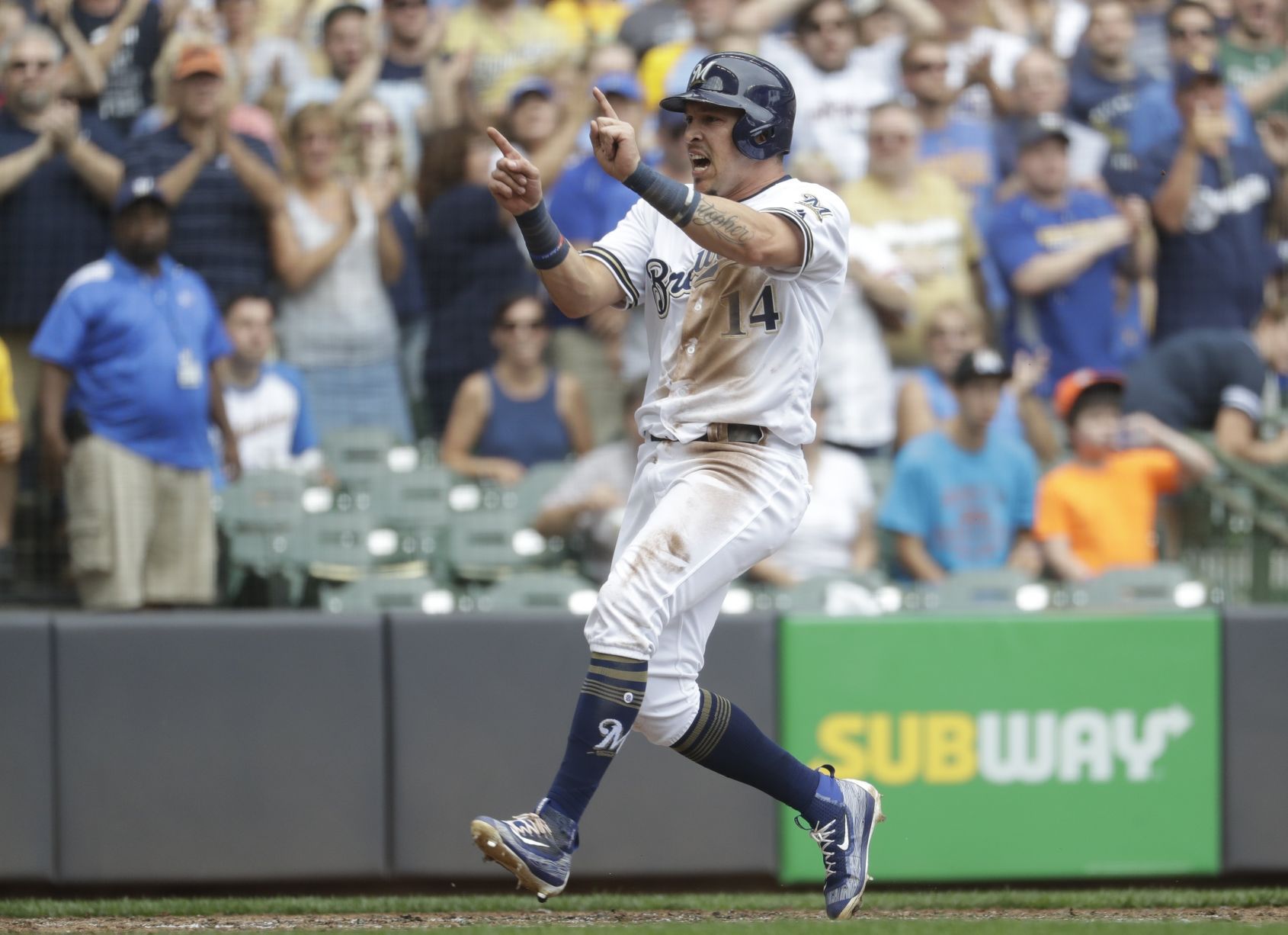 Brewers Marlins Baseball