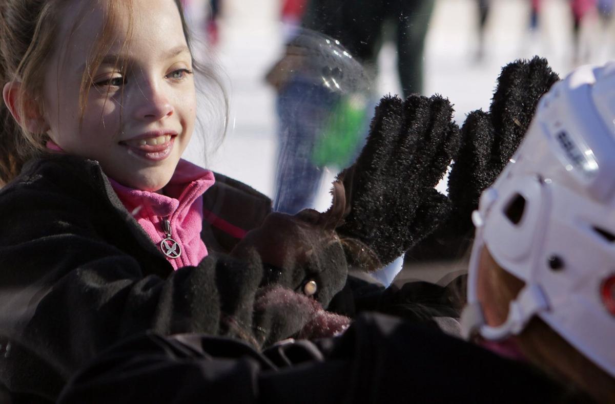 Skaters hit the ice at Shaw Park Ice Rink Multimedia