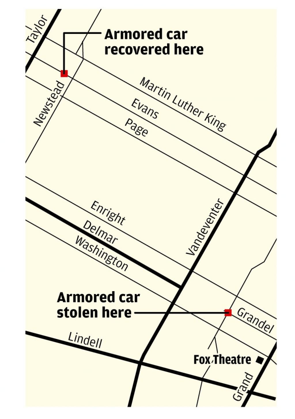 metro ford newstead on Robbers Take Armored Car Cash In Early Morning Heist Law And Order Stltoday Com