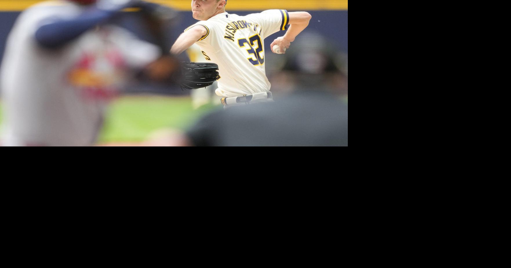 Brewers fireballer Jacob Misiorowski flirts with no-no, overwhelms Cardinals with 12 K's