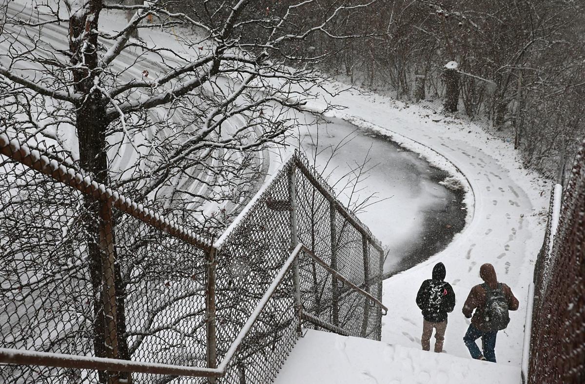 Massive Winter Storm Dumps Heavy Snow Tying Up Traffic For Hours