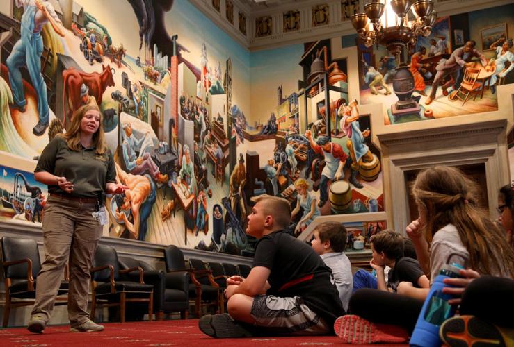The Missouri capitol is its own museum of art