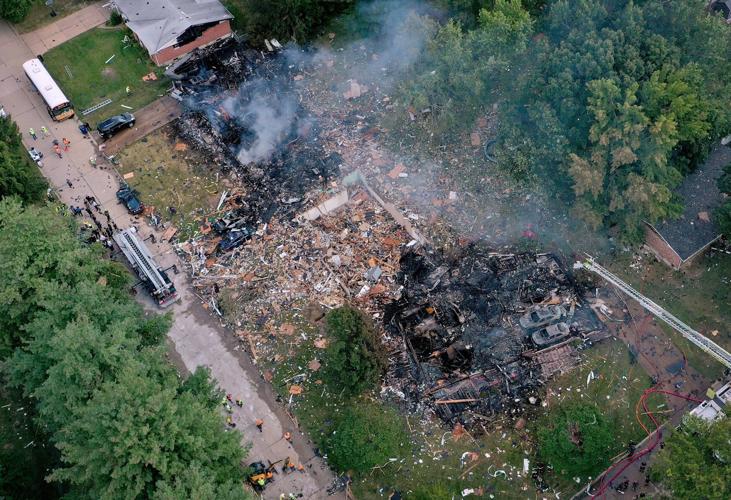 House explodes on Evan Aire Drive
