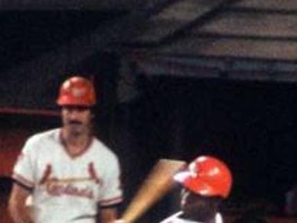40 Years Ago Lou Brock Joins The 3 000 Hit Club And Rick Hummel