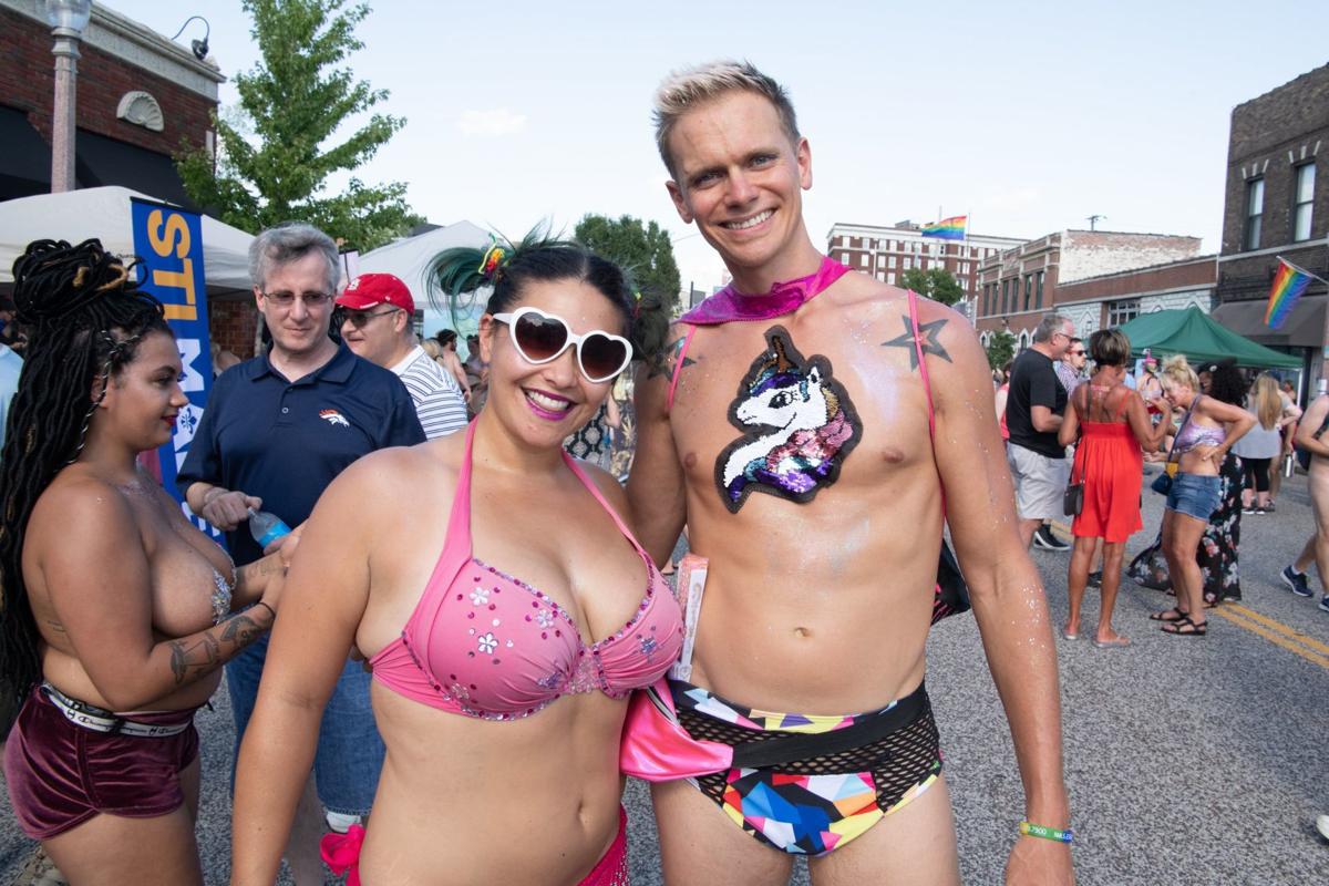 A lot of bikes, not a lot of clothes at 2019 World Naked Bike Ride in St.  Louis