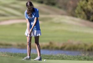Scenes from the Class 2 District girls golf tournament