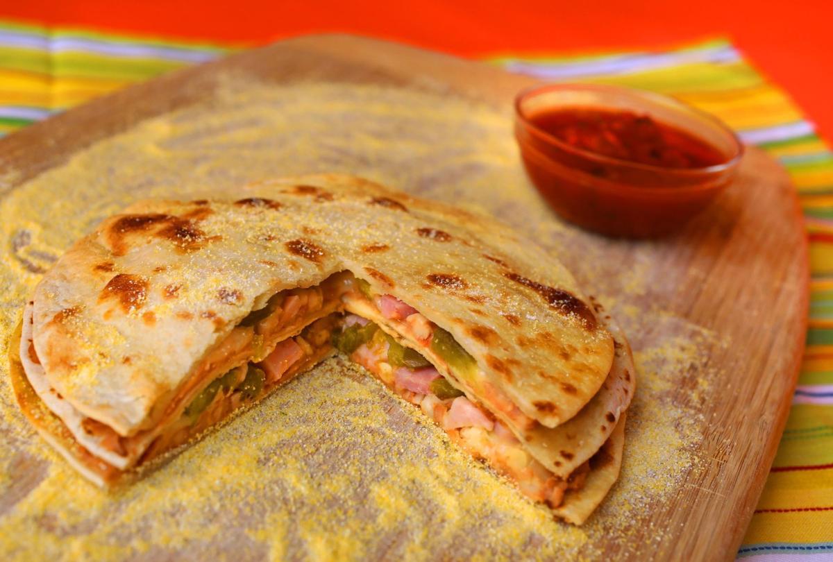 Layered Ham And Cheese Quesadillas Recipes Stltoday Com