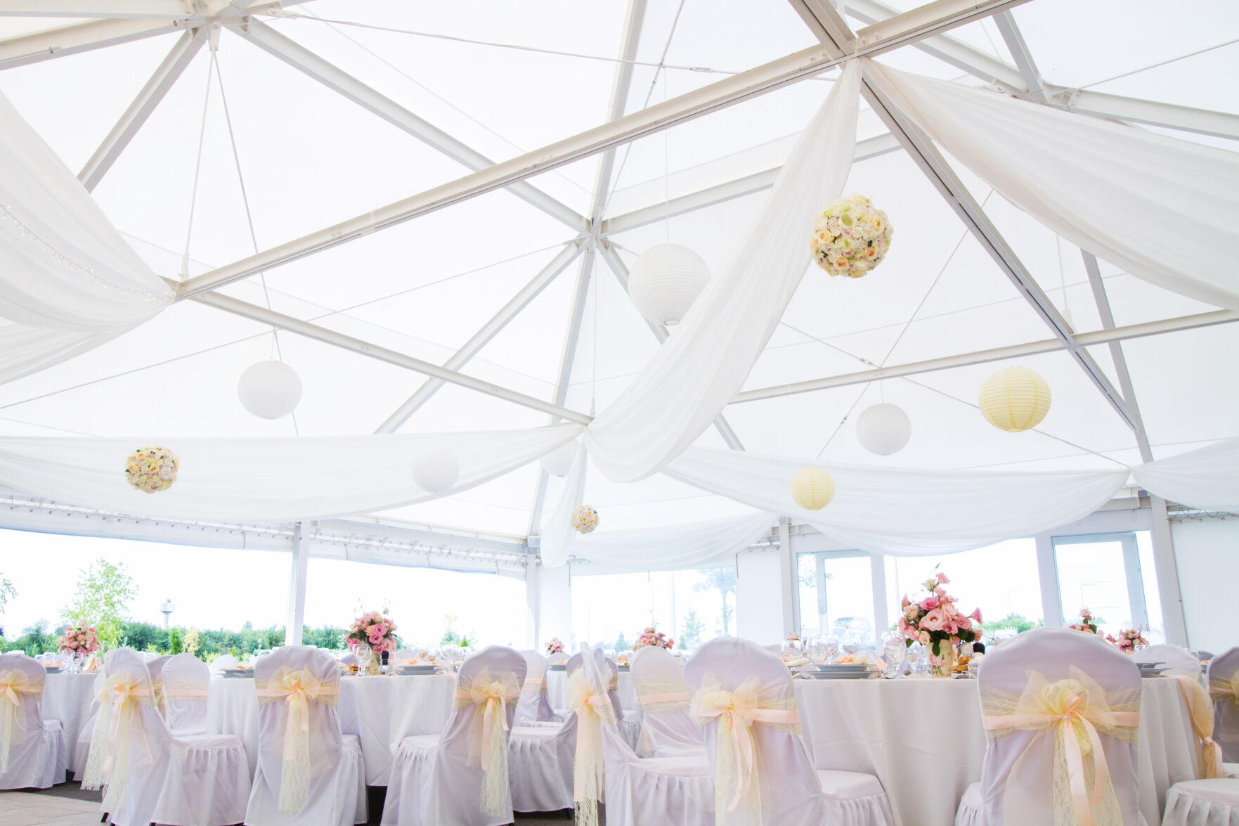 2 story outlet wedding tent