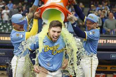 Athletics Brewers Baseball