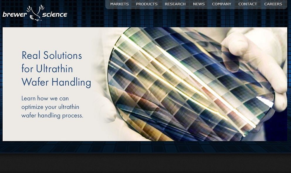 Brewer Science screengrab (for Top Workplaces gallery)