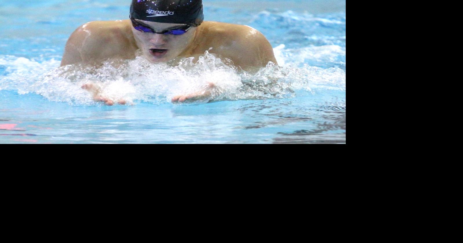 Alexander qualifies first in two events in near-record swims