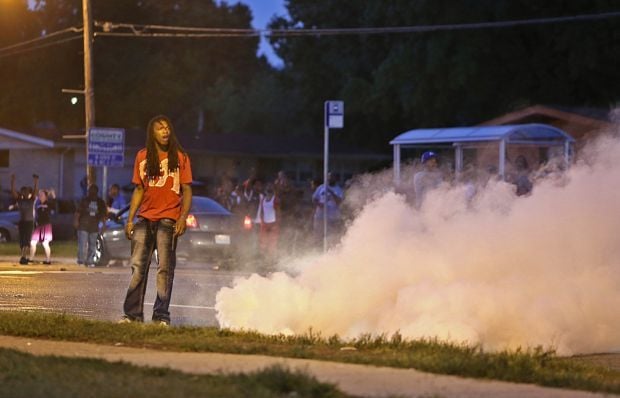 Tear gas Fired in Ferguson