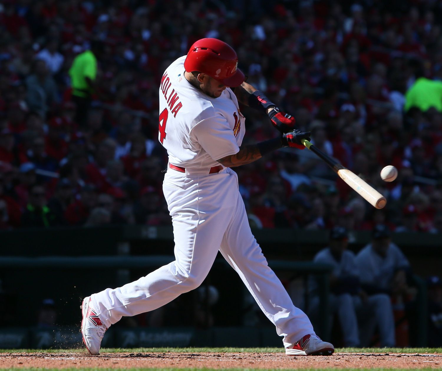 Game Action From The Cardinals' Home Opener Against The Brewers | St ...