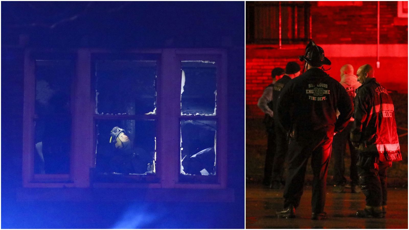 Toddler and infant rescued from apartment fire in north St. Louis, woman jumps from window to safety
