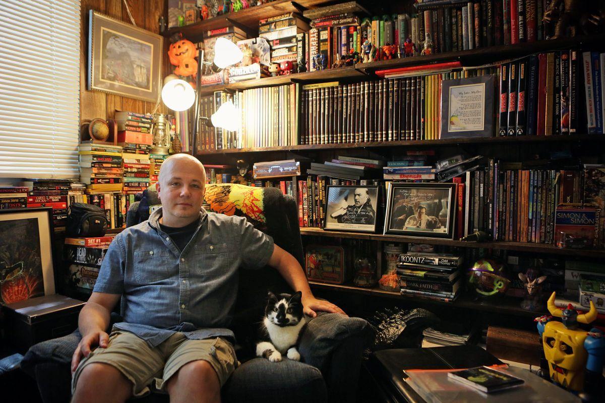 Local comic book writer balances internal, external action