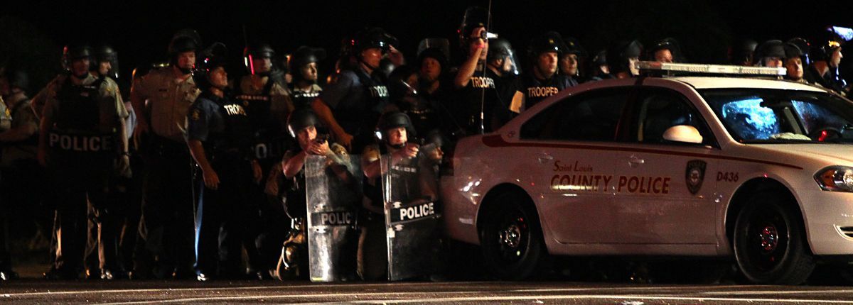 Shots fired, at least one hit, at Brown protest