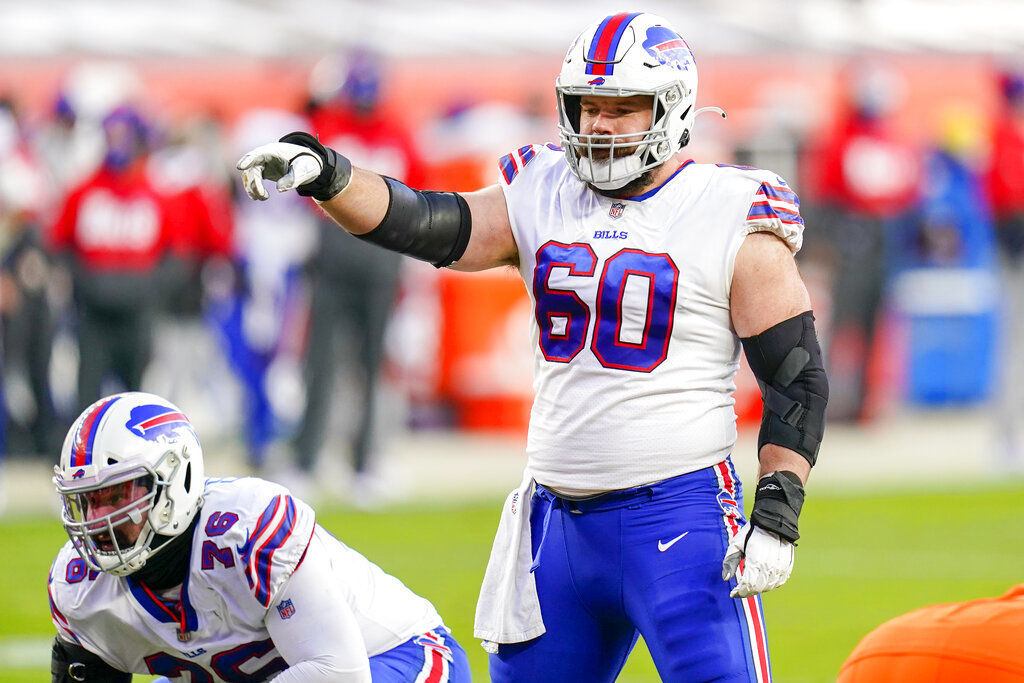 Baltimore Ravens center Trystan Colon (63) warms up prior to an NFL  football game between the Ravens and the New England Patriots, Sunday,  Sept. 25, 2022, in Foxborough, Mass. (AP Photo/Paul Connors