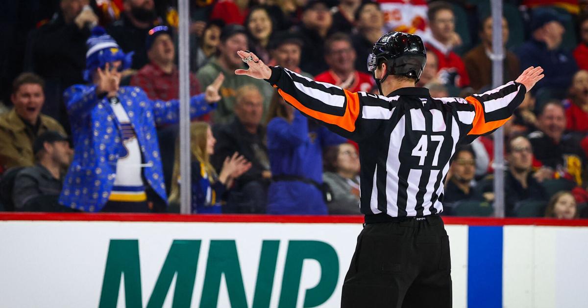 Three overturned goals not enough as Blues lose to Flames 2-1 in shootout